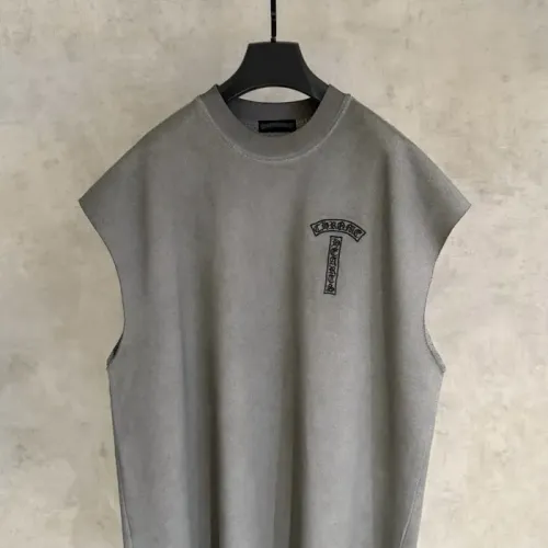 Replica Chrome Hearts T-Shirts Sleeveless For Men #1462094 $42.00 USD for Wholesale