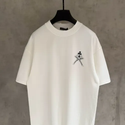 Replica Chrome Hearts T-Shirts Short Sleeved For Men #1462114 $48.00 USD for Wholesale