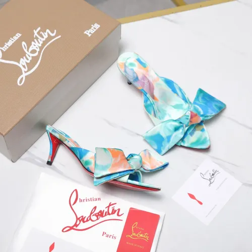 Replica Christian Louboutin CL Slippers For Women #1462203 $108.00 USD for Wholesale