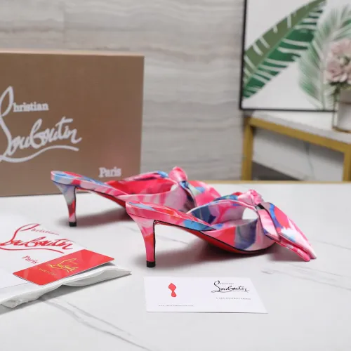 Replica Christian Louboutin CL Slippers For Women #1462205 $108.00 USD for Wholesale