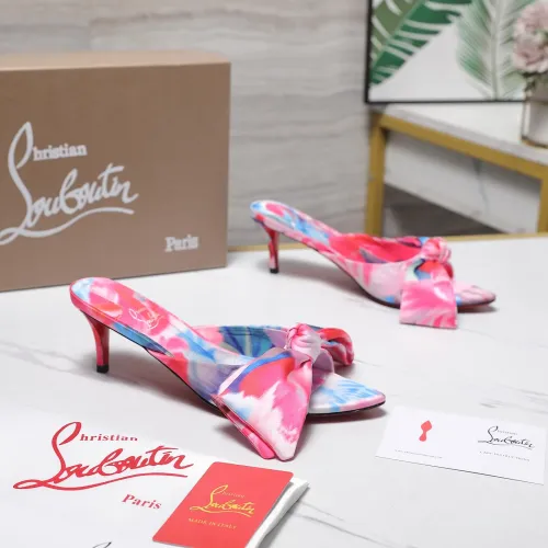 Replica Christian Louboutin CL Slippers For Women #1462205 $108.00 USD for Wholesale