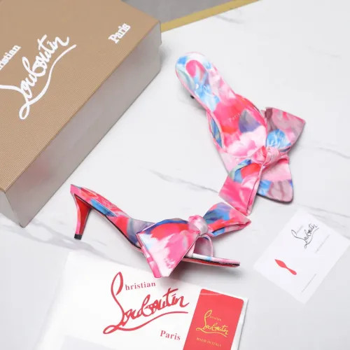 Replica Christian Louboutin CL Slippers For Women #1462205 $108.00 USD for Wholesale