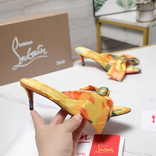 Replica Christian Louboutin CL Slippers For Women #1462206 $108.00 USD for Wholesale