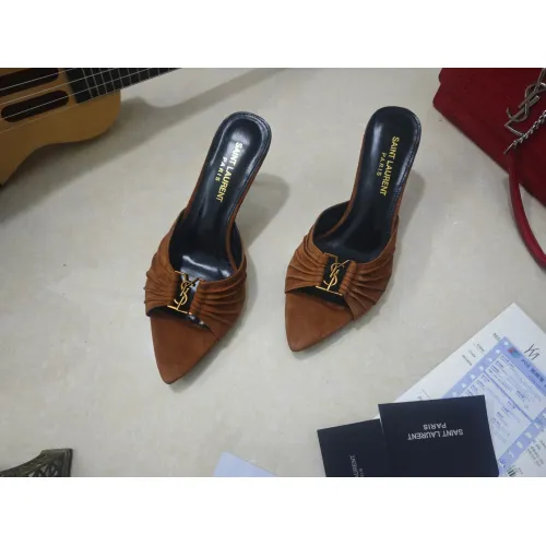 Replica Yves Saint Laurent YSL Slippers For Women #1462240 $98.00 USD for Wholesale