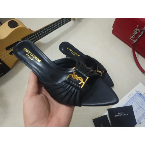 Replica Yves Saint Laurent YSL Slippers For Women #1462241 $98.00 USD for Wholesale