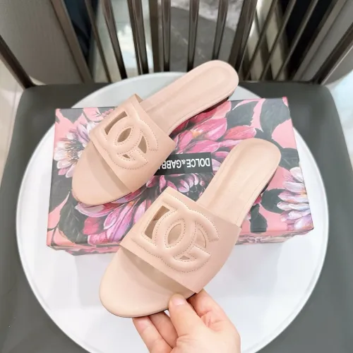 Replica Dolce & Gabbana D&G Slippers For Women #1462326 $64.00 USD for Wholesale
