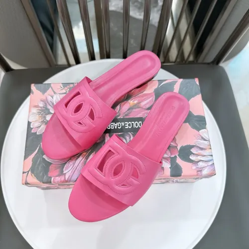 Replica Dolce & Gabbana D&G Slippers For Women #1462327 $64.00 USD for Wholesale