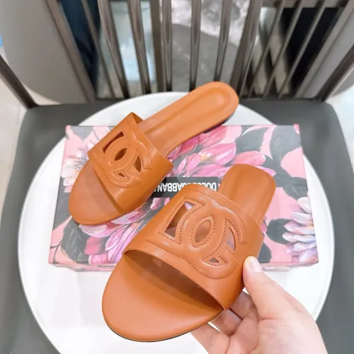 Replica Dolce & Gabbana D&G Slippers For Women #1462328 $64.00 USD for Wholesale