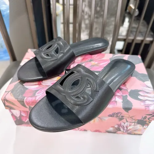 Replica Dolce & Gabbana D&G Slippers For Women #1462329 $64.00 USD for Wholesale