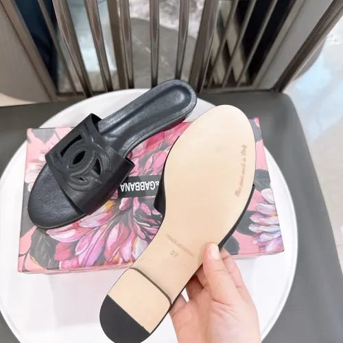Replica Dolce & Gabbana D&G Slippers For Women #1462329 $64.00 USD for Wholesale