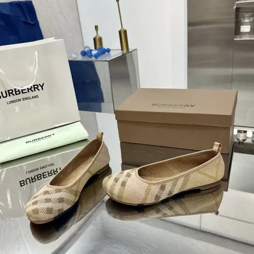 Replica Burberry Flat Shoes For Women #1462805 $76.00 USD for Wholesale
