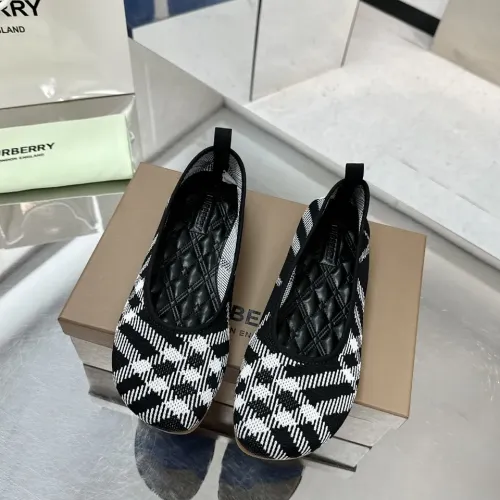 Replica Burberry Flat Shoes For Women #1462807 $76.00 USD for Wholesale