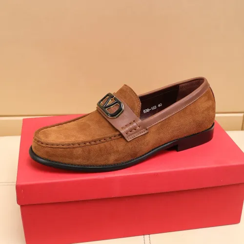 Replica Valentino Leather Shoes For Men #1463084 $85.00 USD for Wholesale
