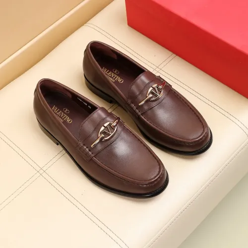 Replica Valentino Leather Shoes For Men #1463086 $85.00 USD for Wholesale