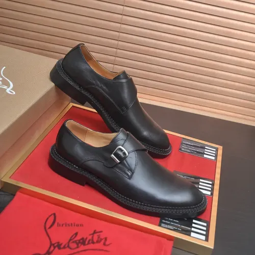 Replica Christian Louboutin Leather Shoes For Men #1463179 $115.00 USD for Wholesale