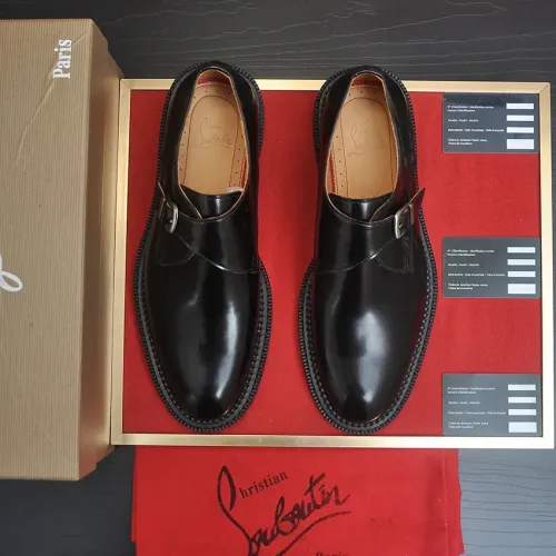 Replica Christian Louboutin Leather Shoes For Men #1463180 $115.00 USD for Wholesale