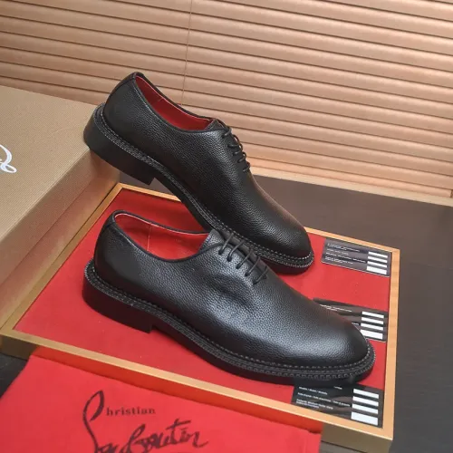 Replica Christian Louboutin Leather Shoes For Men #1463183 $115.00 USD for Wholesale