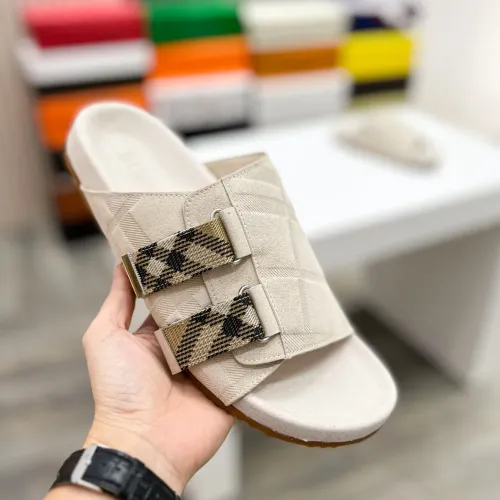 Replica Burberry Slippers For Men #1463206 $64.00 USD for Wholesale