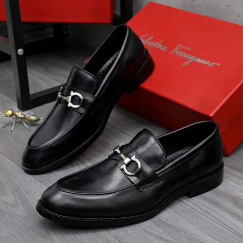 Salvatore Ferragamo Leather Shoes For Men #1463285