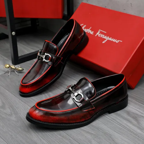 Salvatore Ferragamo Leather Shoes For Men #1463286