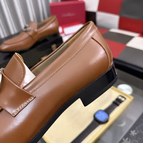 Replica Salvatore Ferragamo Leather Shoes For Men #1463610 $108.00 USD for Wholesale