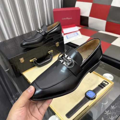 Salvatore Ferragamo Leather Shoes For Men #1463614