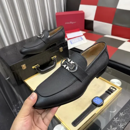 Salvatore Ferragamo Leather Shoes For Men #1463616