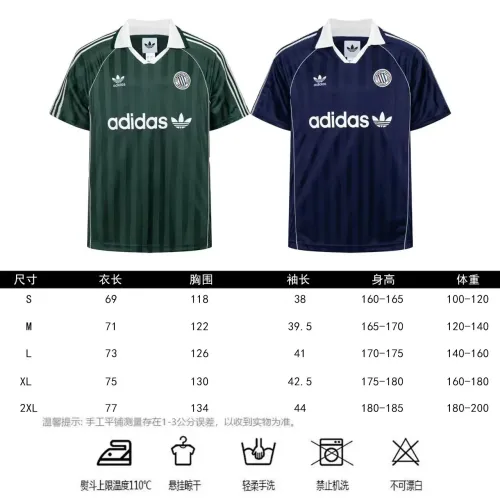 Replica Adidas T-Shirts Short Sleeved For Unisex #1464170 $36.00 USD for Wholesale