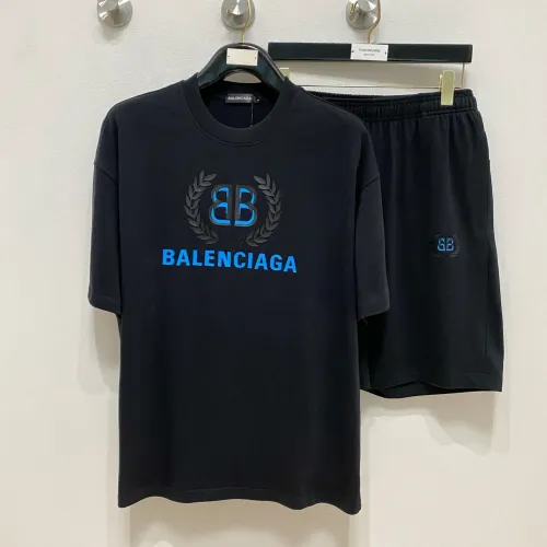 Balenciaga Fashion Tracksuits Short Sleeved For Men #1464316