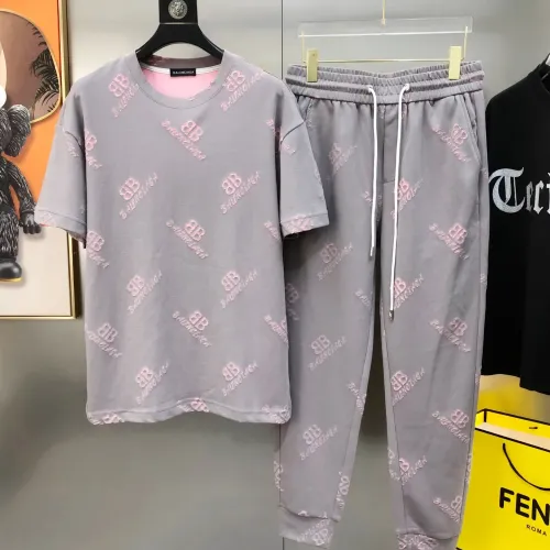 Balenciaga Fashion Tracksuits Short Sleeved For Men #1464781
