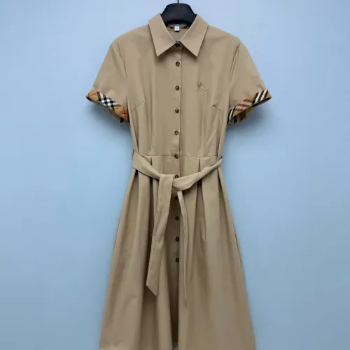 Burberry Dresses Short Sleeved For Women #1464797