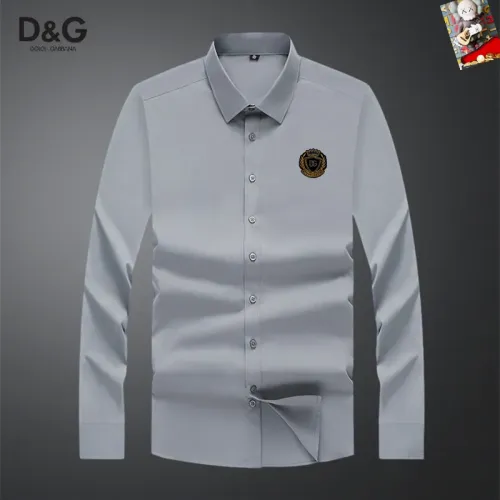 Dolce & Gabbana D&G Shirts Long Sleeved For Men #1466001