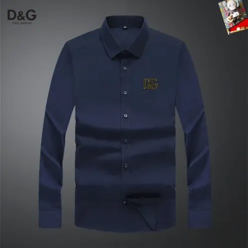 Dolce & Gabbana D&G Shirts Long Sleeved For Men #1466074