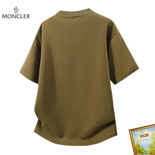 Replica Moncler T-Shirts Short Sleeved For Men #1466167 $38.00 USD for Wholesale