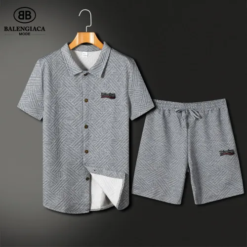 Balenciaga Fashion Tracksuits Short Sleeved For Men #1466220