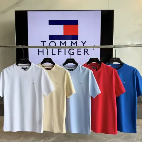 Replica Tommy Hilfiger TH T-Shirts Short Sleeved For Men #1466350 $32.00 USD for Wholesale