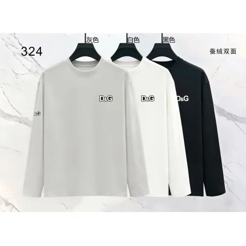Replica Dolce & Gabbana D&G T-Shirts Long Sleeved For Men #1466385 $39.00 USD for Wholesale