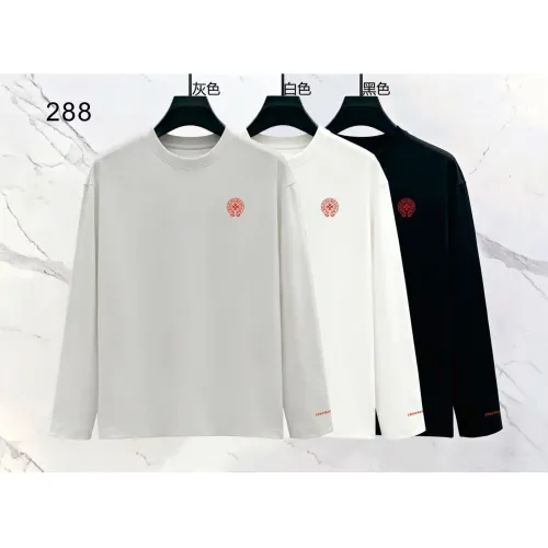 Replica Chrome Hearts T-Shirts Long Sleeved For Men #1466402 $39.00 USD for Wholesale