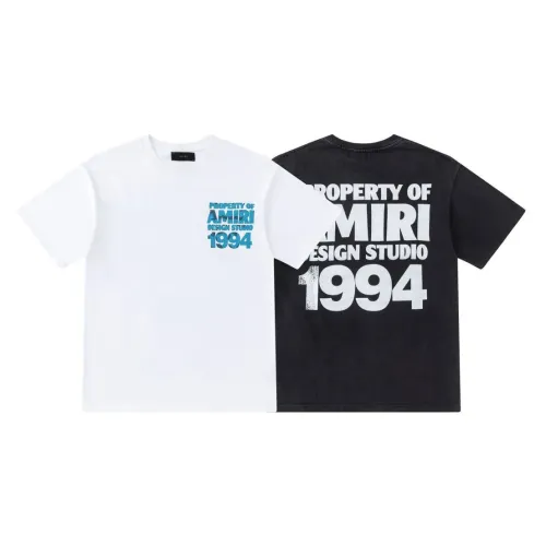 Replica Amiri T-Shirts Short Sleeved For Unisex #1467448 $42.00 USD for Wholesale