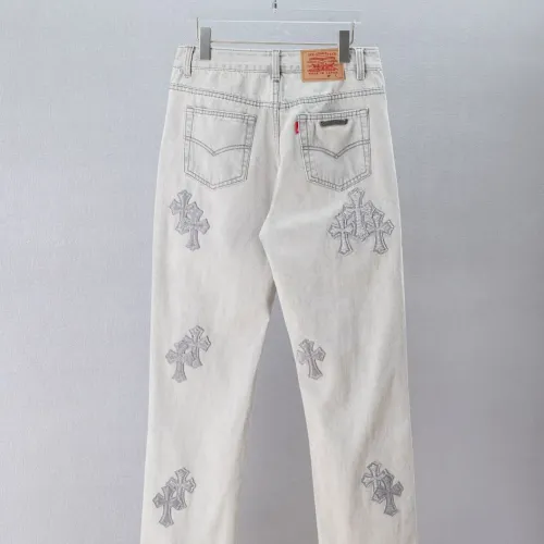 Replica Chrome Hearts Jeans For Men #1467778 $60.00 USD for Wholesale