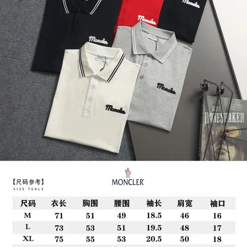 Replica Moncler T-Shirts Short Sleeved For Men #1467801 $45.00 USD for Wholesale