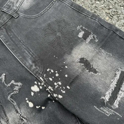 Replica Chrome Hearts Jeans For Men #1467922 $60.00 USD for Wholesale