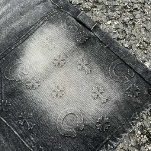Replica Chrome Hearts Jeans For Men #1467924 $60.00 USD for Wholesale