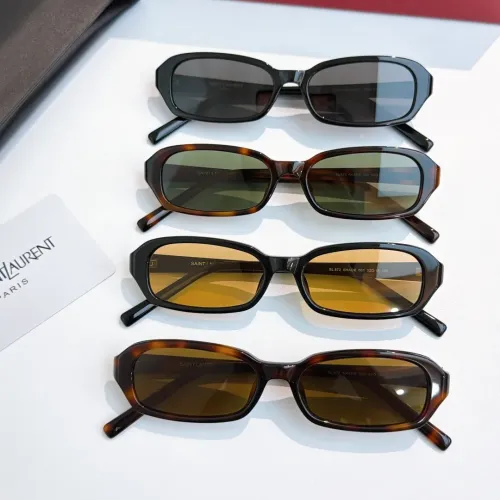 Replica Yves Saint Laurent YSL AAA Quality Sunglasses #1468494 $56.00 USD for Wholesale
