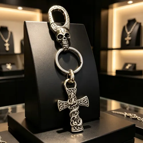 Replica Chrome Hearts Key Holder And Bag Buckle #1468587 $42.00 USD for Wholesale