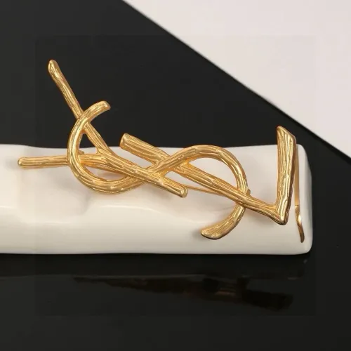 Replica Yves Saint Laurent Brooches For Women #1468592 $25.00 USD for Wholesale