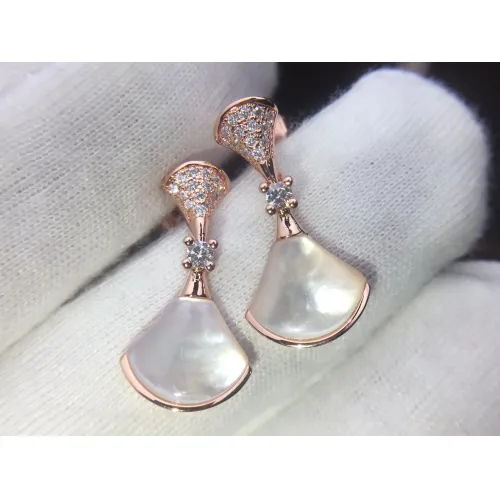 Replica Bvlgari Earrings For Women #1468779 $27.00 USD for Wholesale