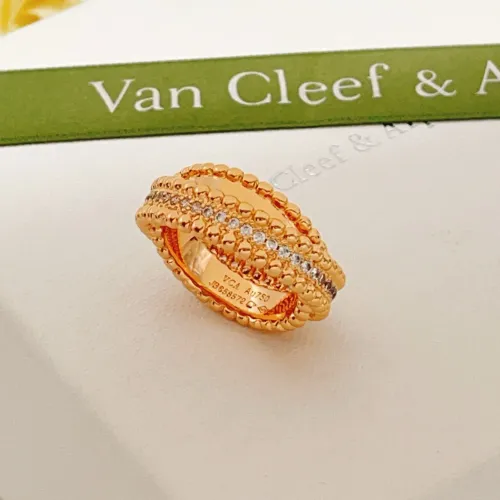 Replica Van Cleef & Arpels Rings In Rose Gold For Women #1468826 $32.00 USD for Wholesale