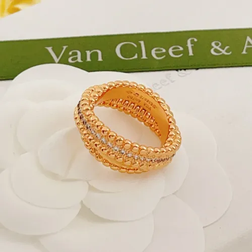 Replica Van Cleef & Arpels Rings In Rose Gold For Women #1468826 $32.00 USD for Wholesale