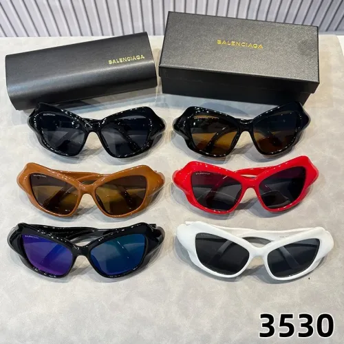 Replica Balenciaga Fashion Sunglasses #1469220 $25.00 USD for Wholesale